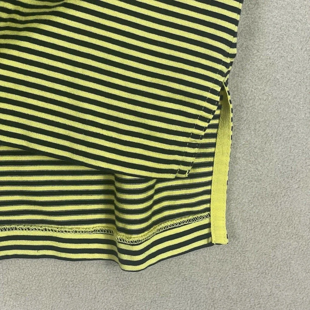 Ralph Lauren Polo Golf Polo Shirt‎ Mens XL Yellow Striped 2008 US Open Logo